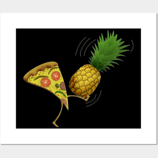 pizza without pineapple Posters and Art